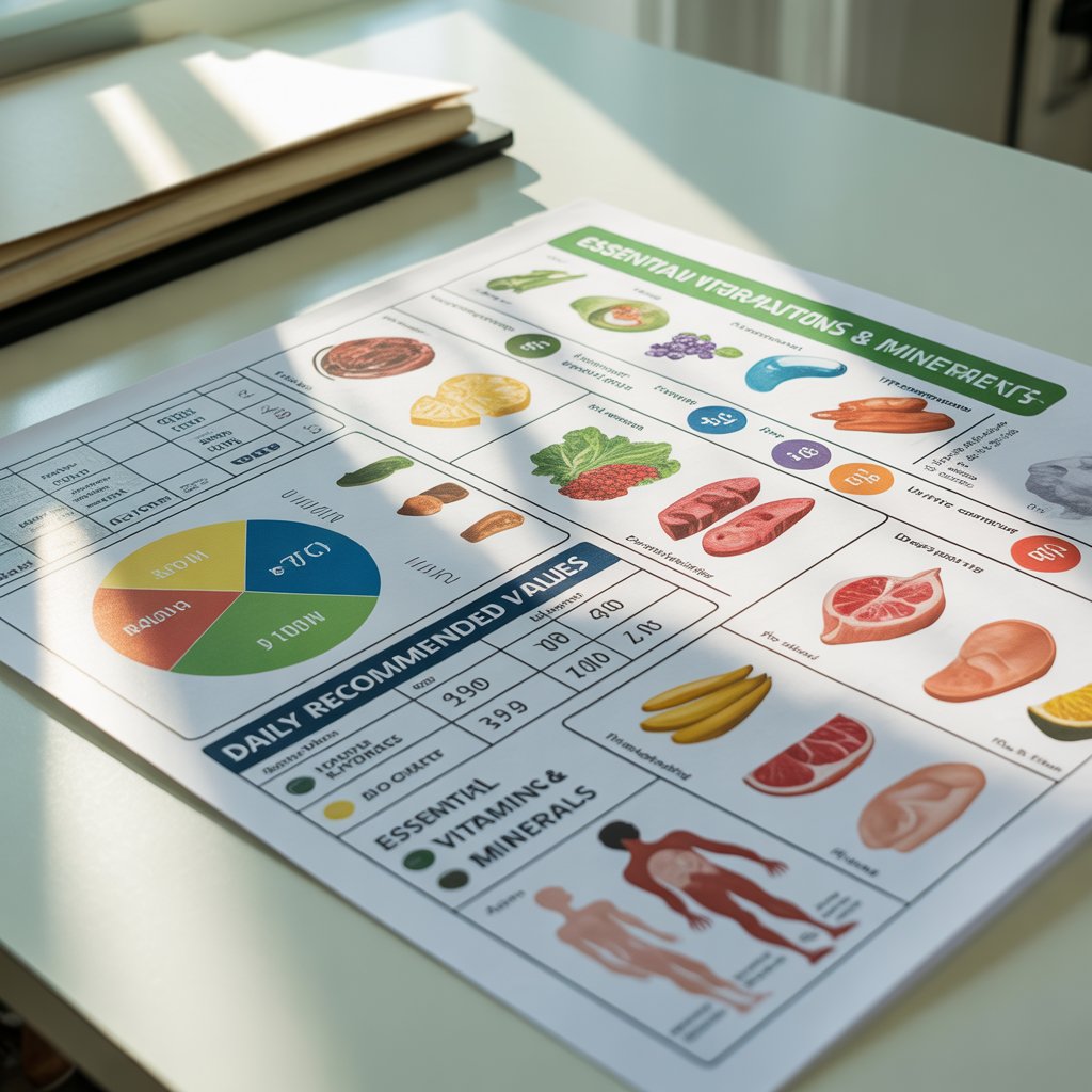 영양소 하루 필수 권장량 알아봅시다