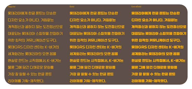 리아체 특징