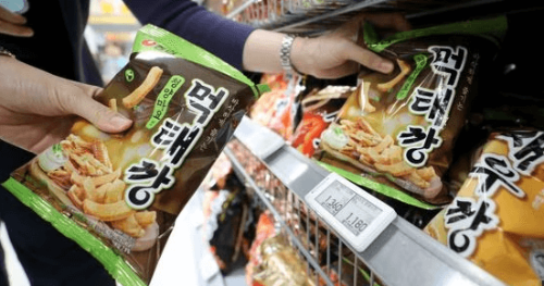 농심 먹태깡 사진입니다.
