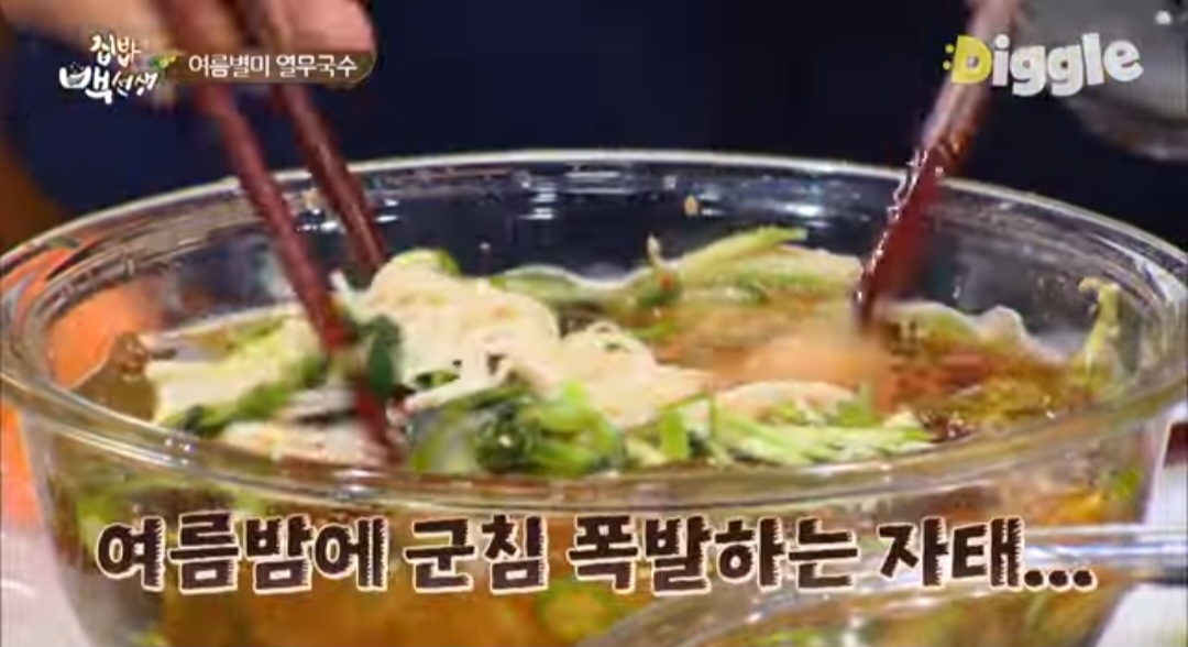 백종원 열무국수 레시피