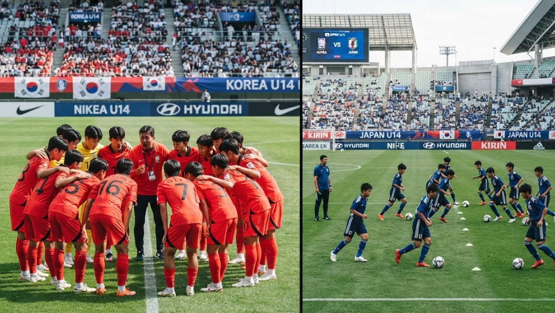 한국축구와 일본 축구 시스템 비교