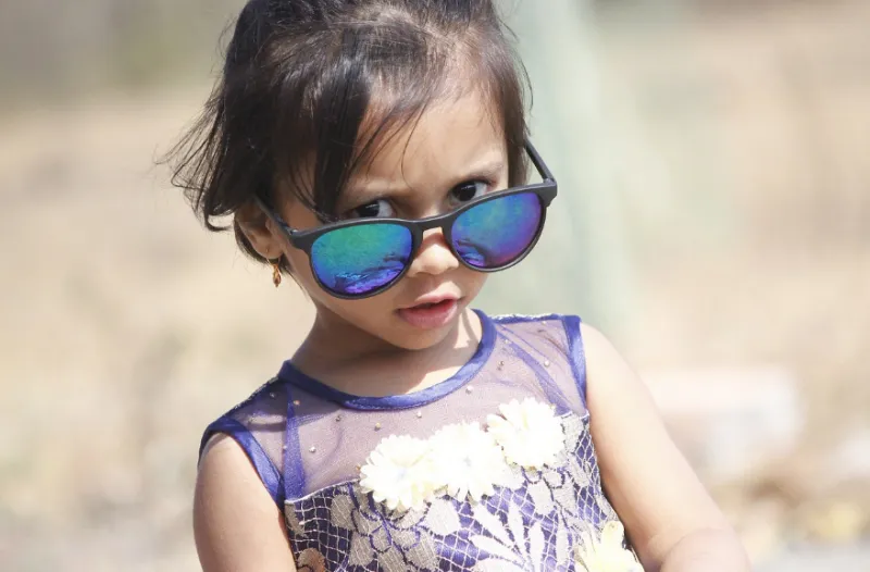 자외선이 강할땐 아이들도 선글라스 - 2