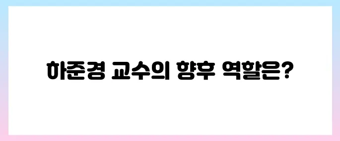 하준경 교수 프로필, 경제성장수석 내정 발탁