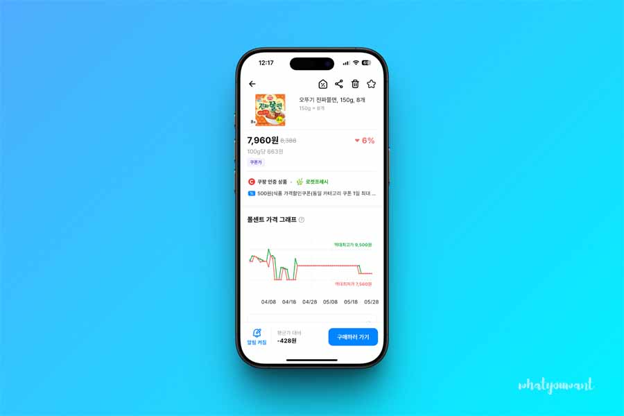 쿠팡 가격 추적 앱 폴센트 추천