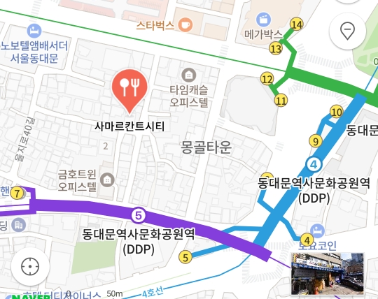 지도 상 위치