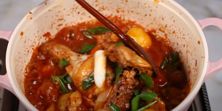 닭볶음탕 졸이기