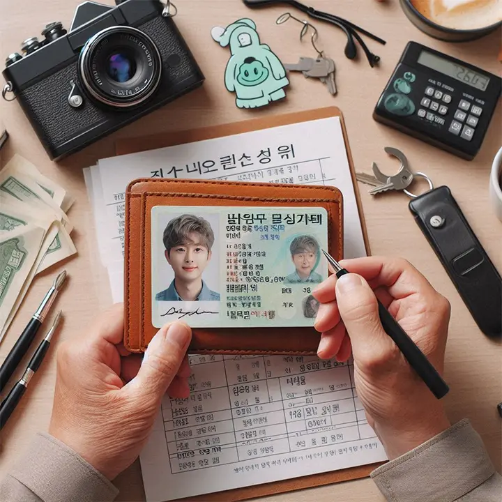 주민등록증 및 운전면허증 사진 변경