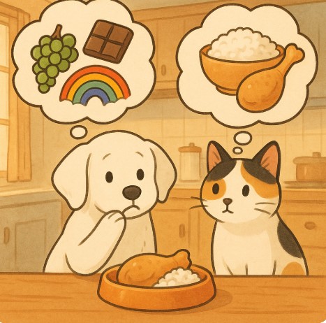 강아지가 먹어도 되는 음식과 먹으면 안 되는 음식