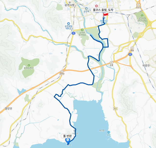 제25회 순천 남승룡 마라톤 대회일정 접수 방법 참가자격 코스별 지도