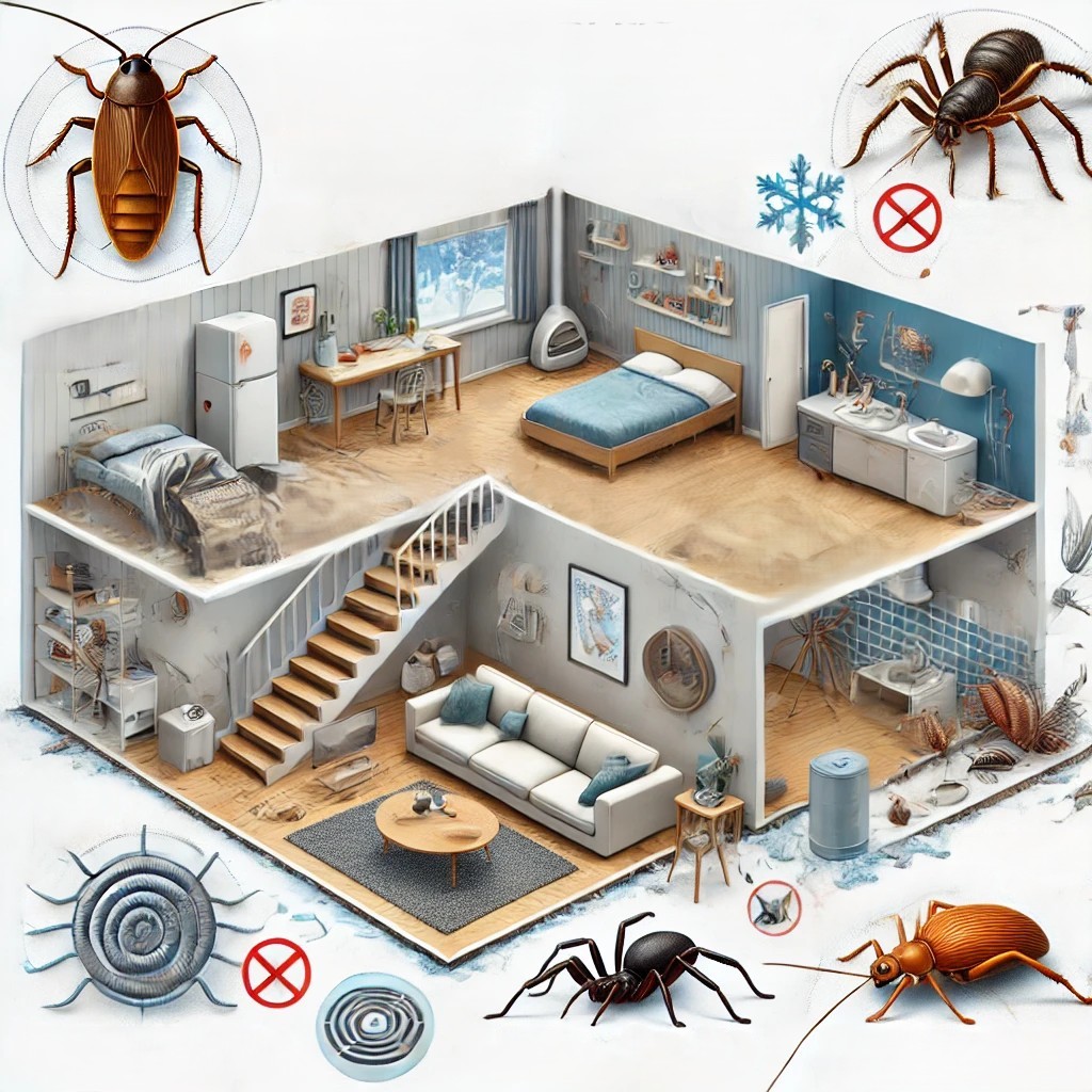 벌레가 서식하기 좋은 실내 환경 사진