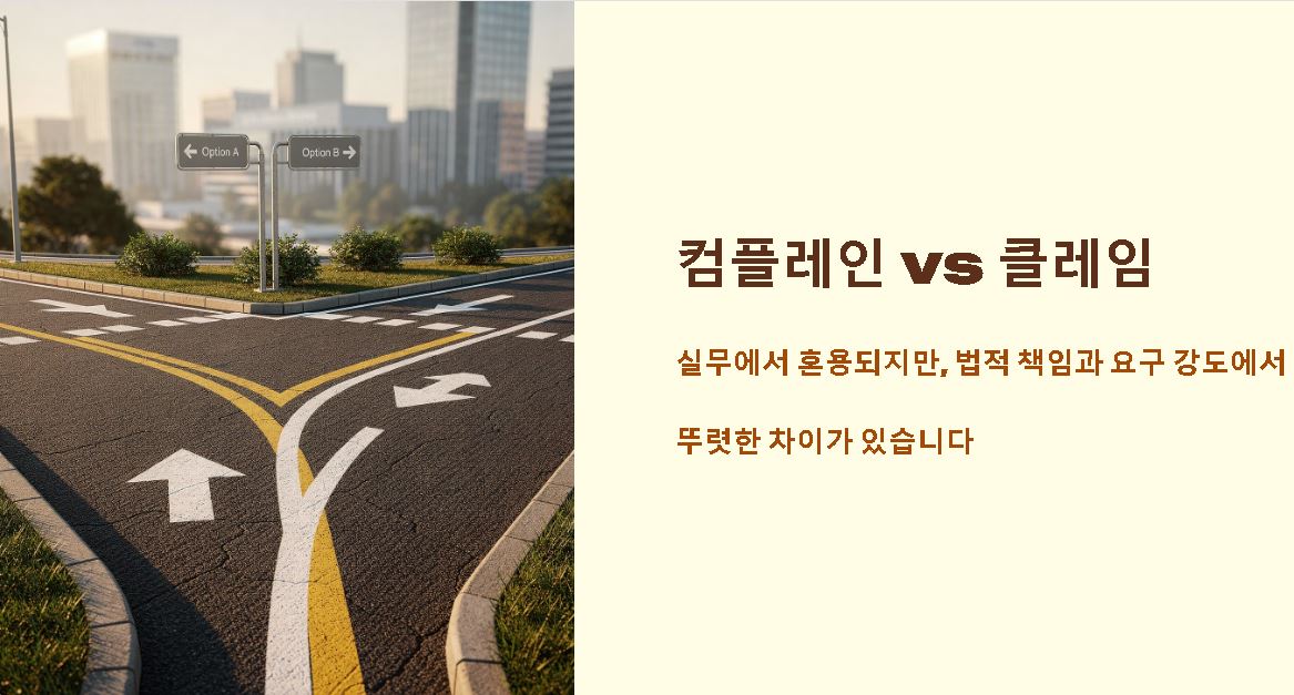 컴플레인 뜻