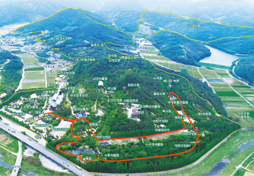 경상남도 수목원 전경과 추천산책코스