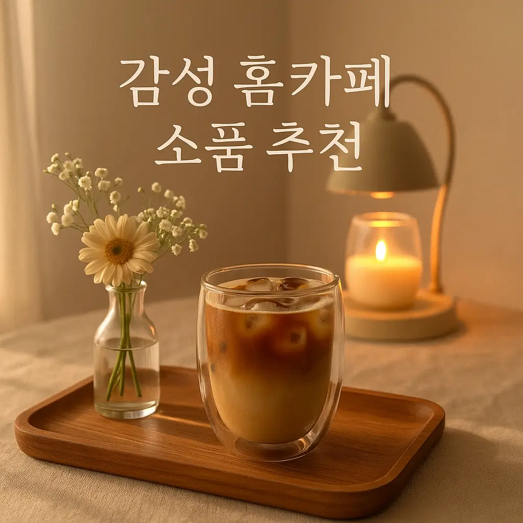 감성 홈카페 소품 추천
