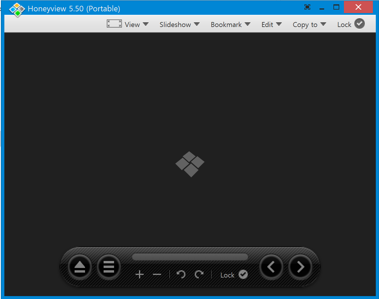 꿀뷰-포터블-실행화면