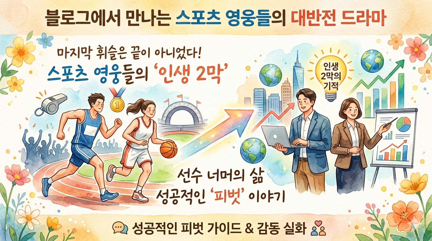 스포츠 스타의 은퇴 설계법: 100세 시대, 우리가 배워야 할 회복탄력성의 기술