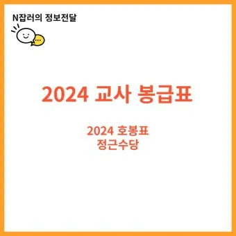 2025년 보육교사 호봉표 인상율_5