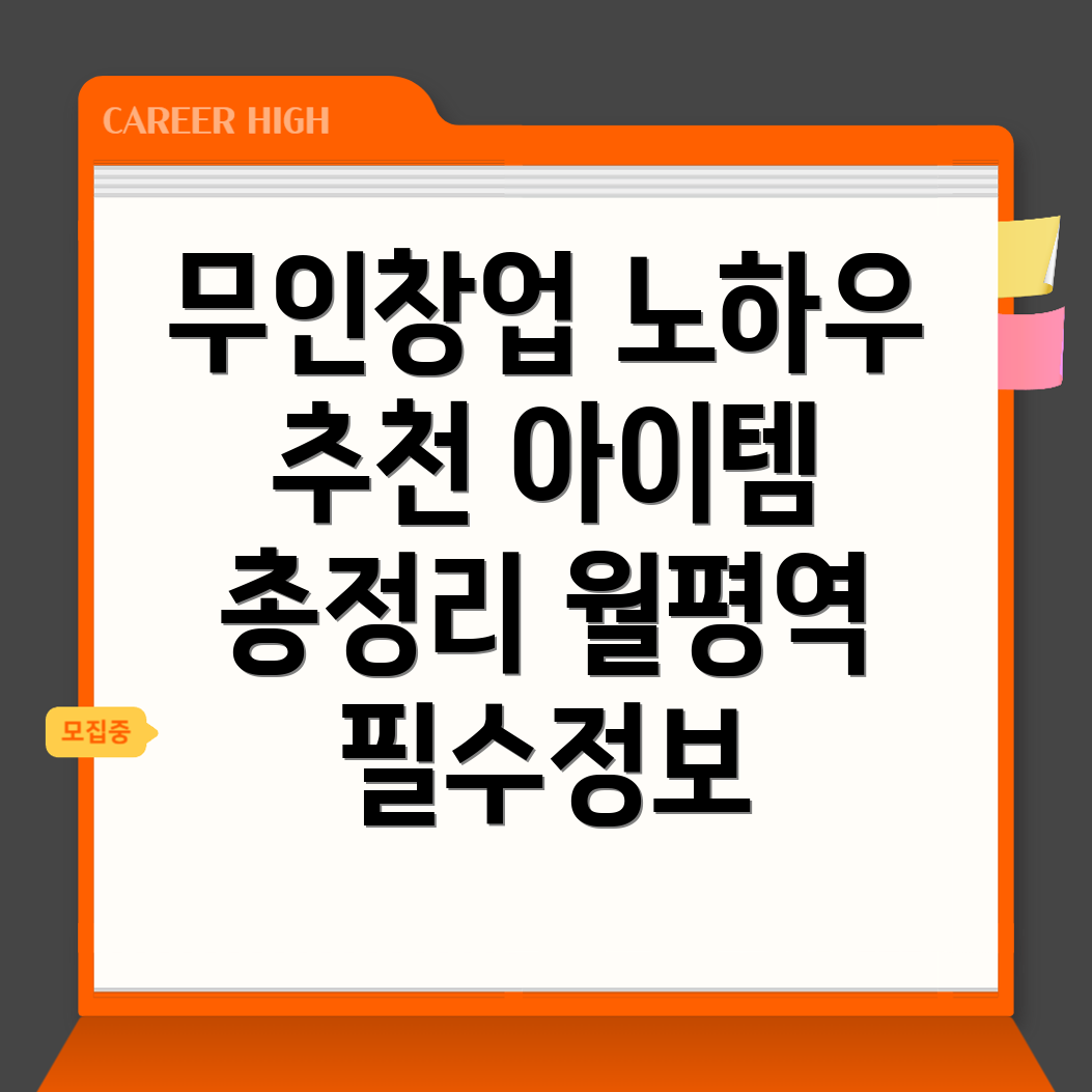 무인창업