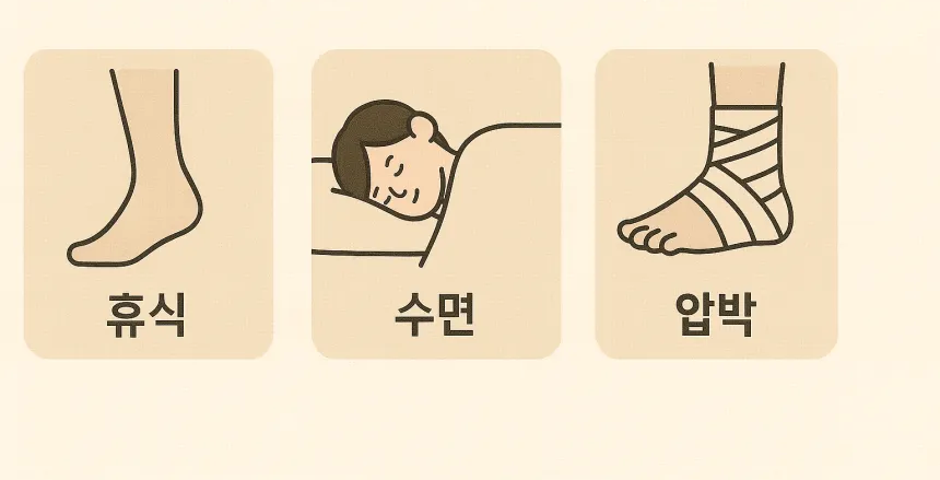 인대 늘어났을 때 치료법