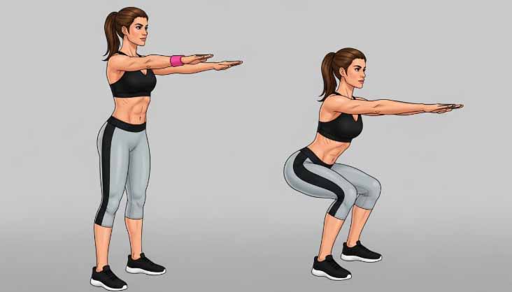 초보자를 위한 10분 홈트 스쿼트