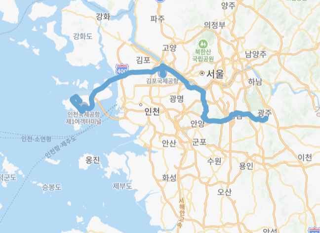 과천-광주-서울-인천-8842번-버스-노선-지도