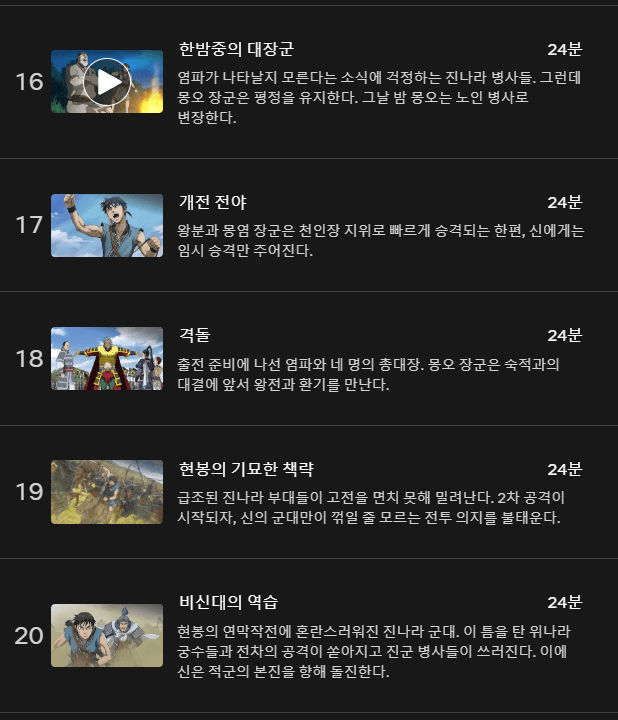 킹덤(KINGDOM) 소개, 줄거리