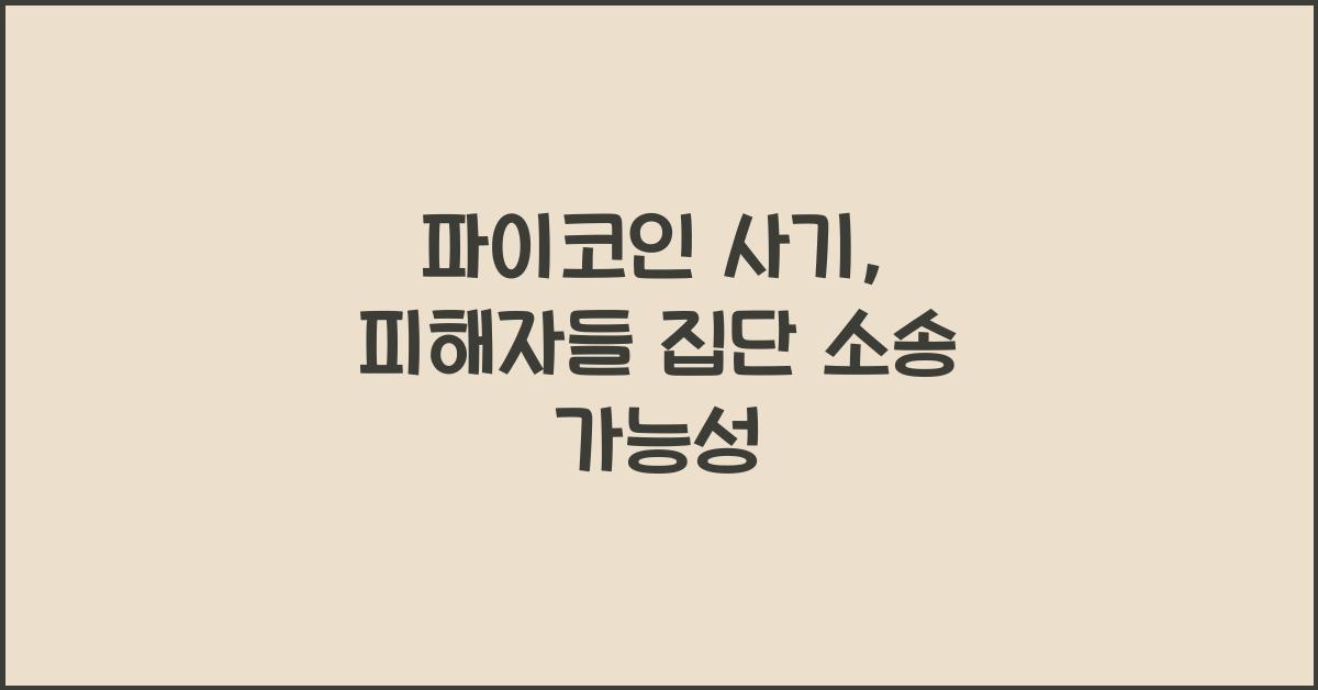 파이코인 사기