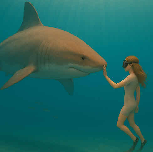 <상어의 속삭임> 이미지