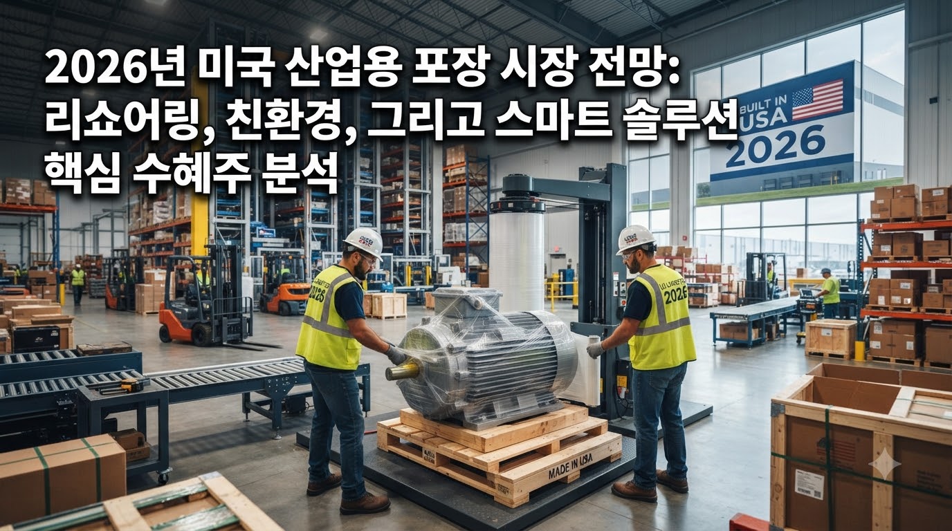 2026년 미국 산업용 포장(Industrial Packaging) 시장 전망 및 핵심 수혜주 분석