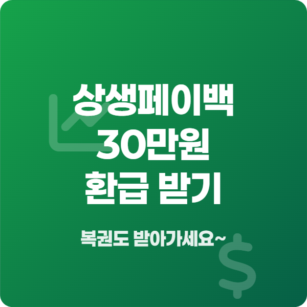 상생페이백, 최대 30만원 디지털 온누리상품권 환급받는 법