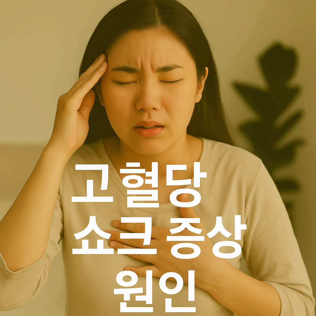 혈당이 급격히 치솟으면 생명을 위협하는 고혈당 쇼크!