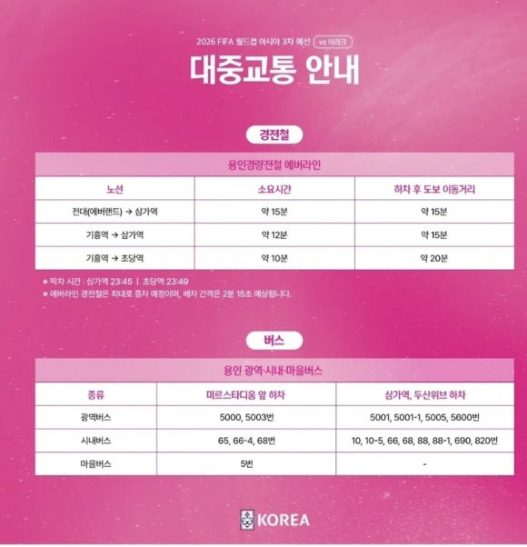 대한민국 이라크 축구경기