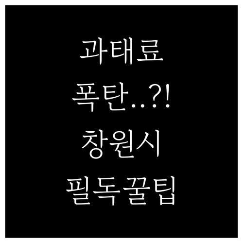 창원시 주정차 단속 알림 서비스 이용..