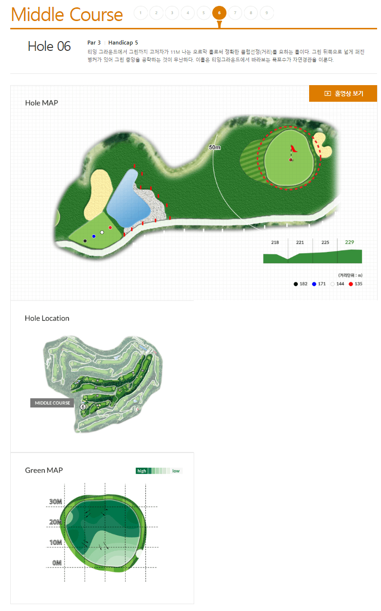 블루원 용인 CC 공략도 15