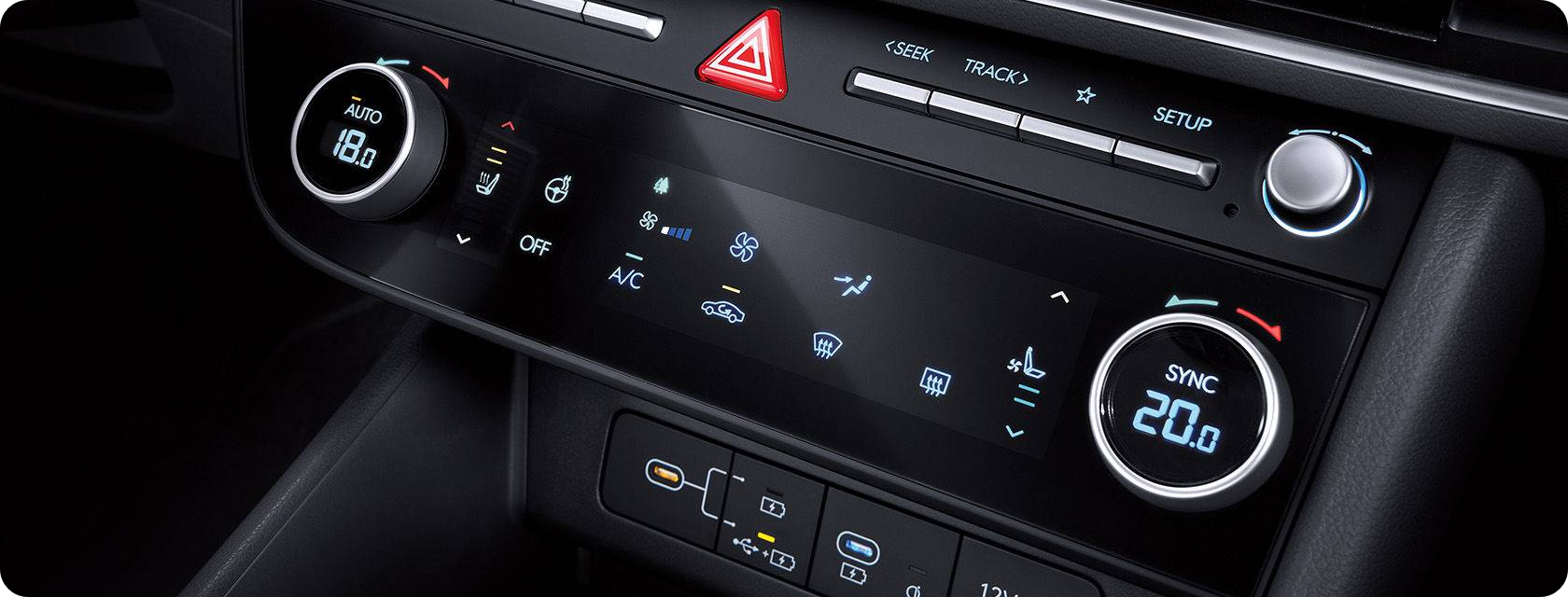 쏘나타 하이브리드 공조장치