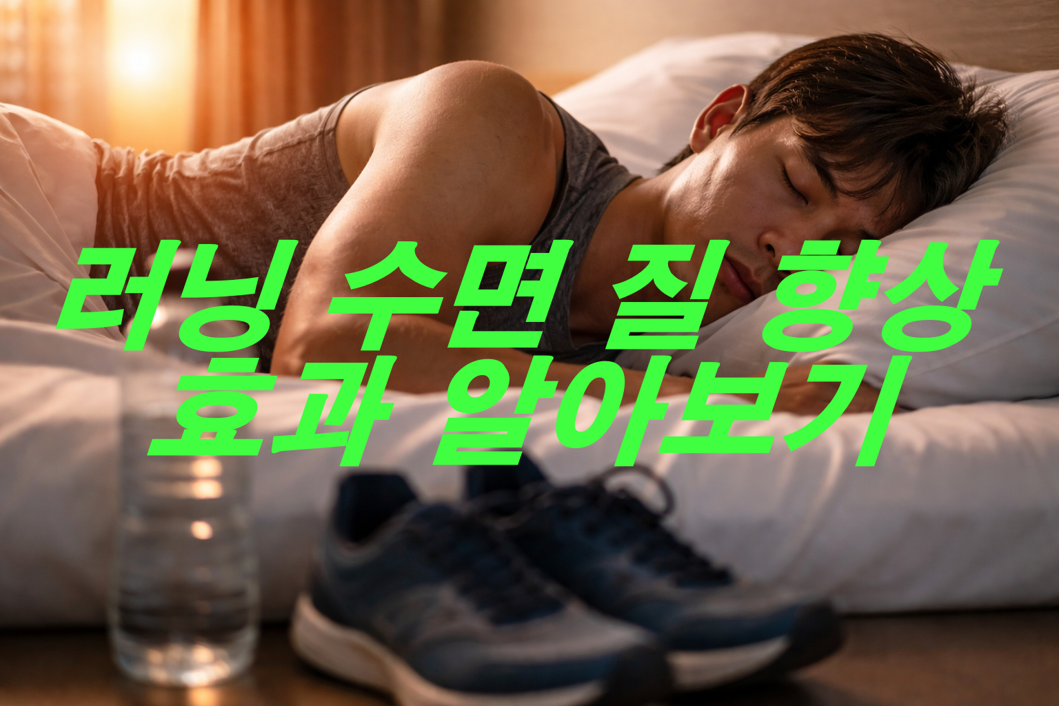 러닝 수면 질 향상 효과 알아보기