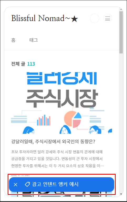 애드센슨인텐트광고