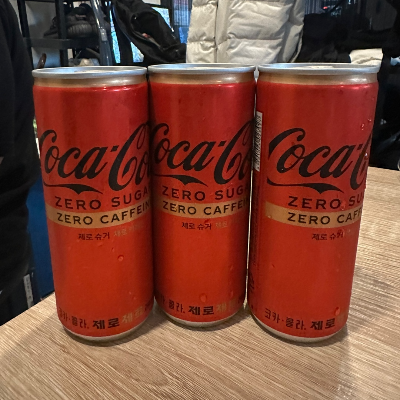 제로콜라 3캔 사진