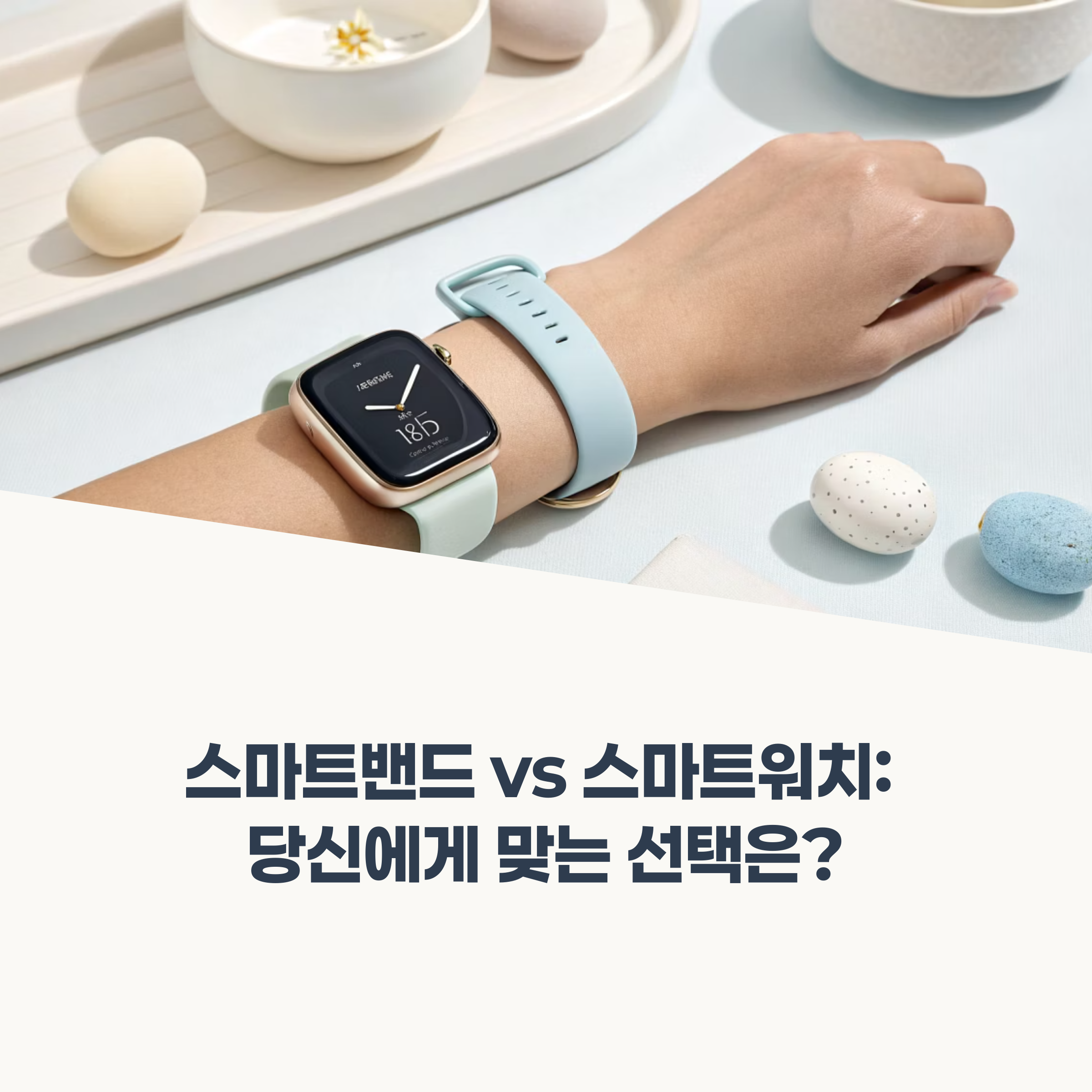 스마트밴드와 스마트워치 차이