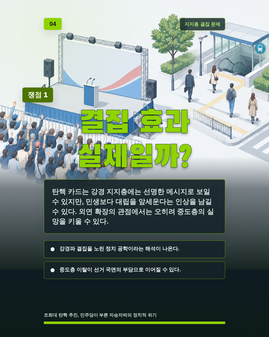 결집 효과 실제일까?
