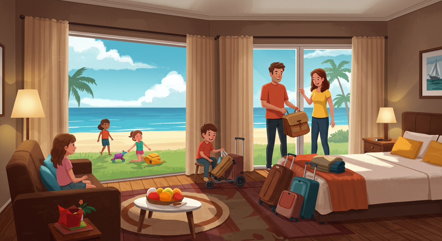 가족 단위에 딱 맞는 넓은 숙소 추천