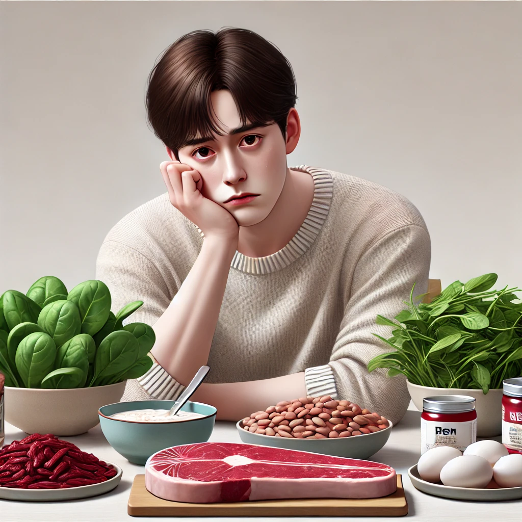 철분 부족으로 인한 빈혈과 피로