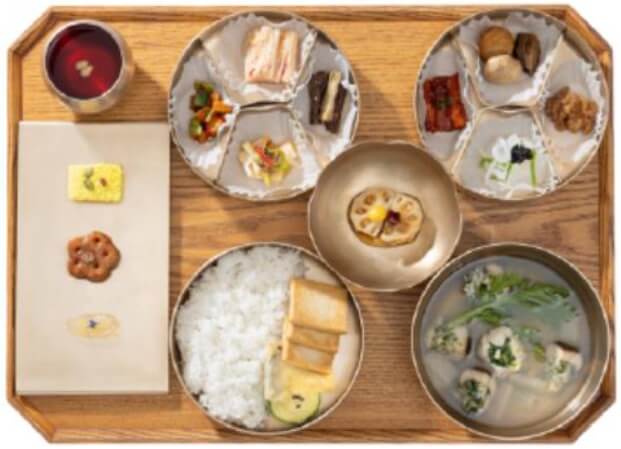 경복궁 별빛야행 음식체험 (일반메뉴와 채식메뉴)