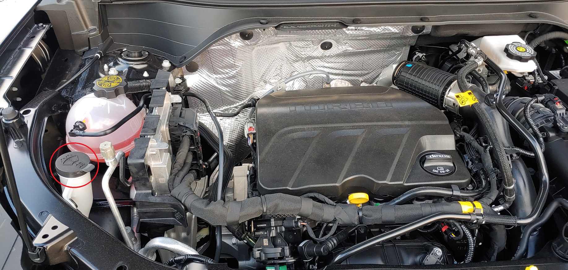 쉐보레 트랙스 크로스오버 워셔액 및 연료첨가제 넣기