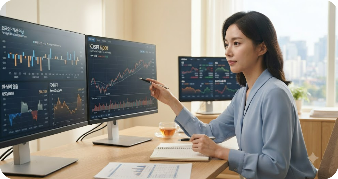 코스피 6,000선 회복 후 확인할 증시 판단 기준과 외국인&middot;기관 수급 분석