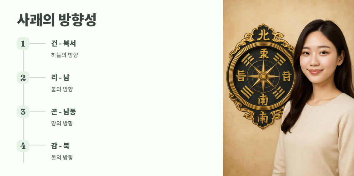 건곤감리의 배열