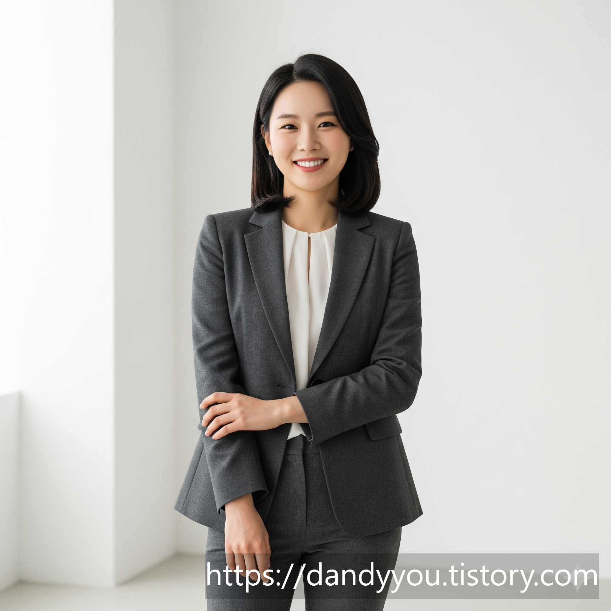 슬랙스와 재킷 정장 룩 패션 뷰티 코디