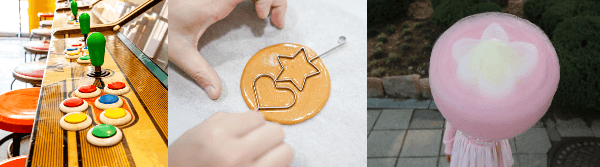 오락실 달고나 솜사탕 한 장에