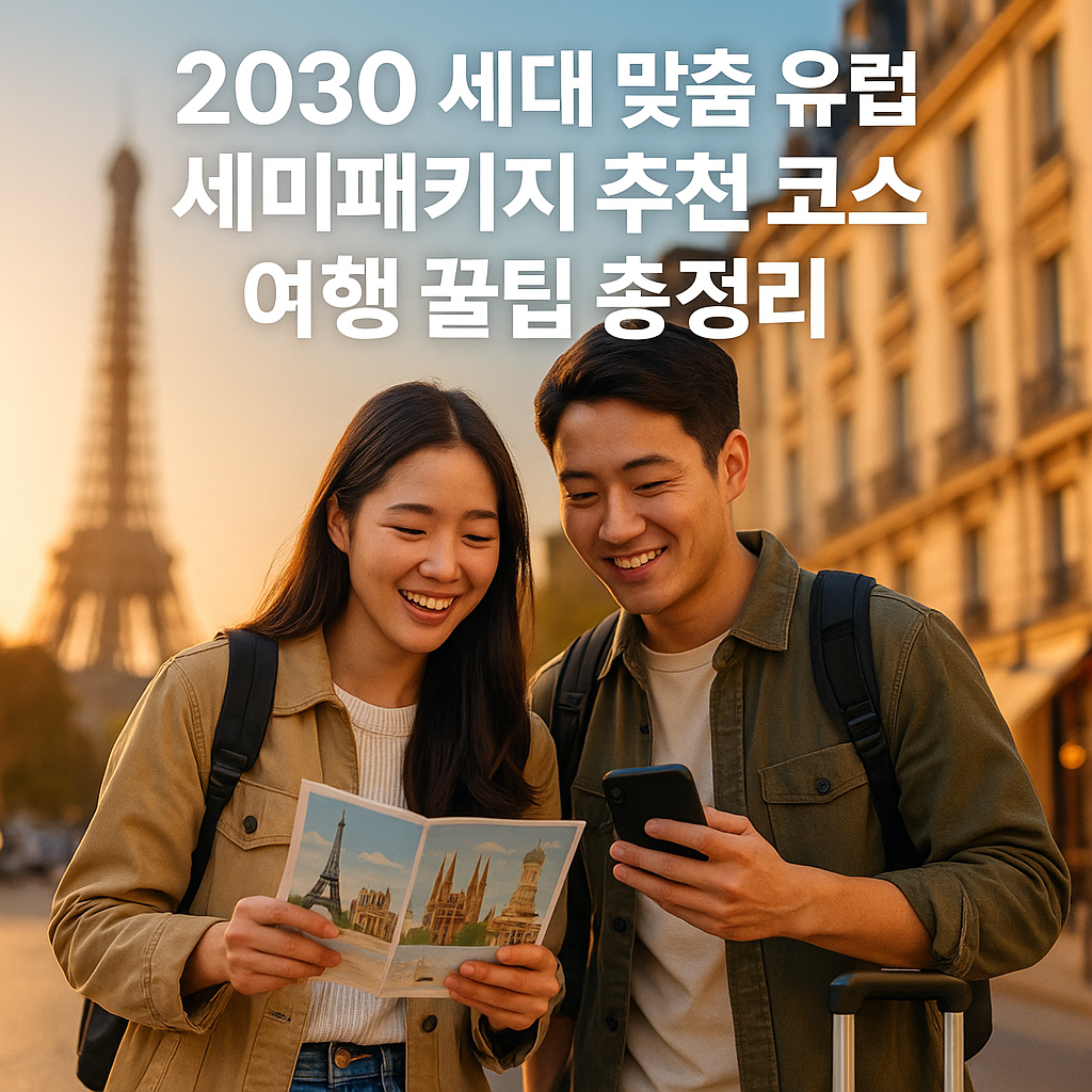 2030 세대 맞춤 유럽 세미패키지 추천 코스와 여행 꿀팁 총정리