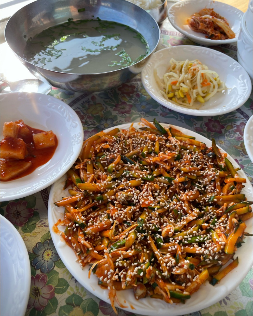 광양 청룡식당 메뉴 이미지