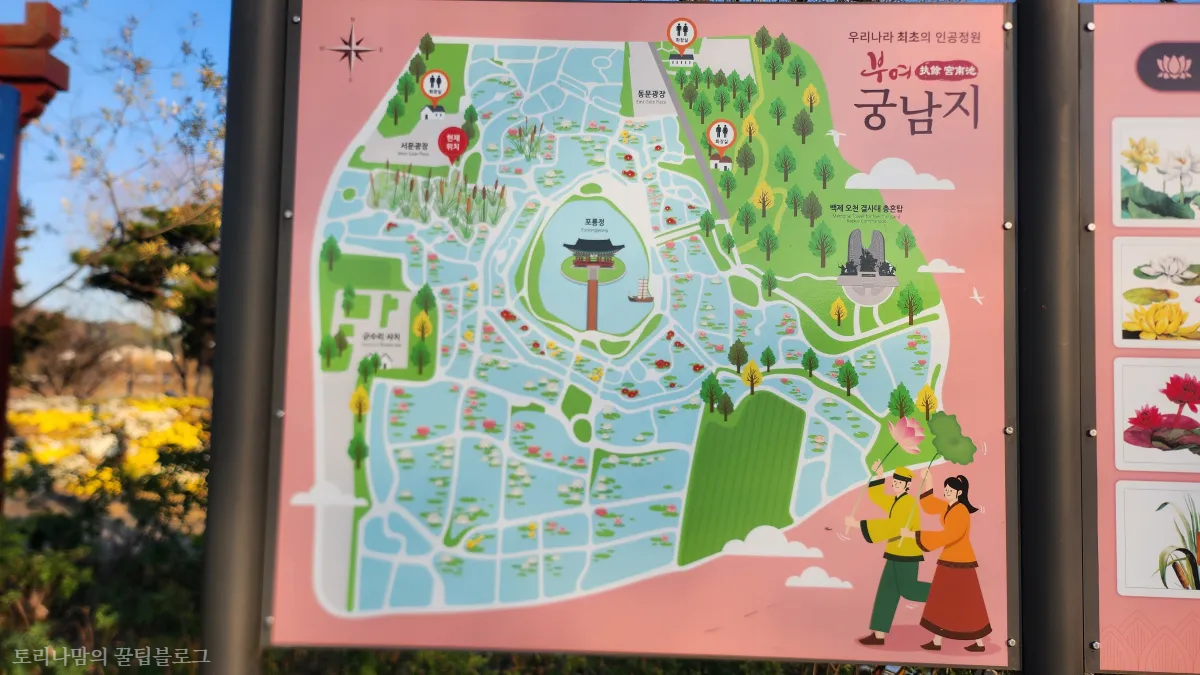 궁남지 지도